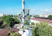 “Line warriors” of MORE Electric and Power Corporation (MORE Power) always strive to complete their work to immediately restore power in affected feeders. MORE POWER PHOTO