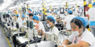 Laborers are busy working in a factory at the Mactan Export Processing Zone (MEPZ) in Lapu-Lapu City, Cebu. MEPZ WORKERS ALLIANCE/FACEBOOK PHOTO
