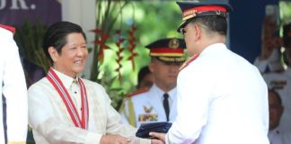 President Ferdinand R. Marcos Jr. urges the Philippine National Police (PNP) under Police General Rommel Francisco Marbil to remain vigilant amid all challenges and opportunities as the country strives to a peaceful and safe “Bagong Pilipinas.” PCO