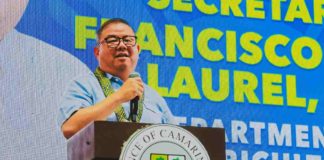 Agriculture Secretary Francisco Tiu Laurel Jr. pushes for a higher allocation for improving the competitiveness of farmers, and for projects to include postharvest facilities that could boost rice recovery. DA PHOTO