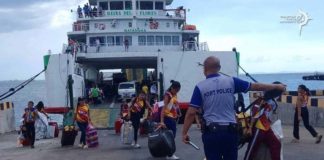 Aklan delegates for the 2024 Western Visayas Regional Athletic Association Meet arrive at the Banago port in Bacolod City on Sunday, April 27. PPA PMO-NEGROS OCCIDENTAL/FACEBOOK PHOTO