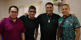 Bemedaled military hero Ariel Querubin visits Negros Occidental and meets with some elected officials of Negros Occidental, friends and others. Ariel Querubin/FB