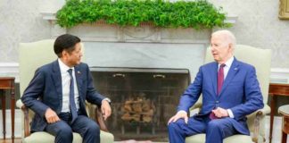 US President Joe Biden assures President Ferdinand Marcos Jr. during a meeting in the White House that the United States’ defense commitment to the Philippines is “iron clad”. PCO
