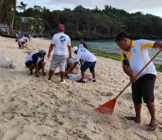 Tourism frontliners participated in the Project Pristine “Semana Santa Clean-up Drive” in Boracay Island from March 25 to 31, 2024. MALAY-BORACAY TOURISM OFFICE PHOTO