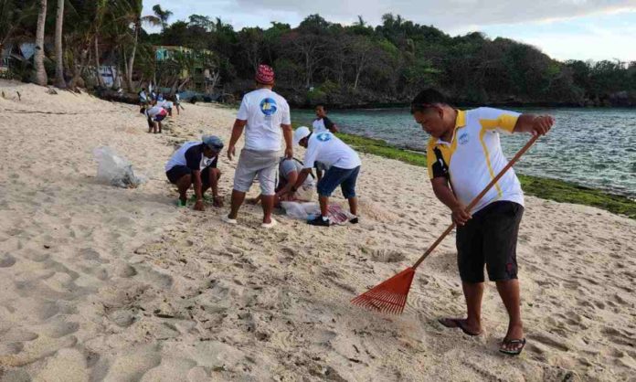 Tourism frontliners participated in the Project Pristine “Semana Santa Clean-up Drive” in Boracay Island from March 25 to 31, 2024. MALAY-BORACAY TOURISM OFFICE PHOTO