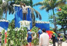 A wreath-laying ceremony was held at the President Manuel A. Roxas monument in Roxas City, Capiz on Monday, April 15, to commemorate the death of the late president. PHILIPPINE INFORMATION AGENCY-CAPIZ