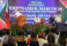 PBBM lauds winners of DOT’s Tourism Champions Challenge; raises funding for LGU infra proposals to P255M President Ferdinand Marcos, Jr. leads the awarding the awarding ceremony of the Department of Tourism's flagship program, Tourism Champions Challenge (TCC).