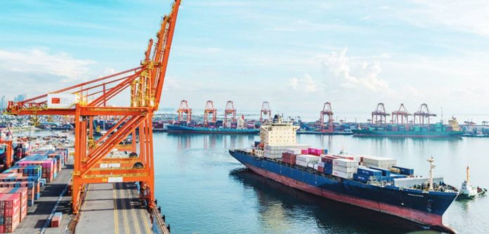 exports_resized The Department of Trade and Industry says the value of full-year exports of goods and services was up 4.8 percent in 2023. Photo shows the Manila International Container Terminal. ICTSI PHOTO
