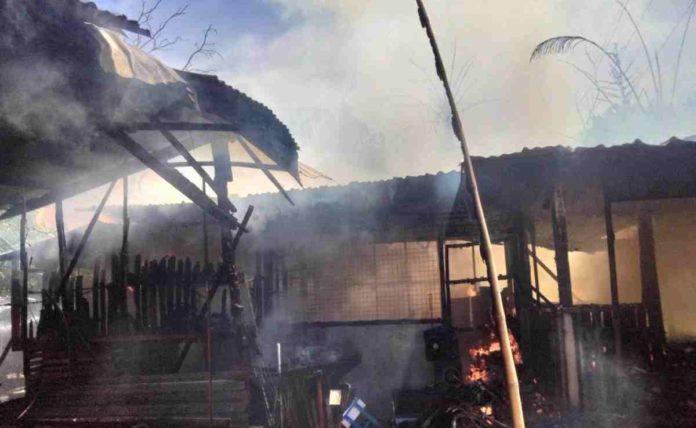 guimaras fire A Tuesday morning fire gutted a house in Barangay McLain, Buenavista, Guimaras. BUENAVISTA FIRE STATION PHOTO