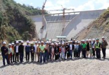 This is one of the three dams of the Jalaur River Multi-Purpose Project Stage II (JRMP II) in Calinog, Iloilo. Photo shows key personnel and staff of the National Irrigation Administration - Region IX making a site visit on April 12-17, 2024 as part of the agency’s “Training Immersion and Knowledge Exchange on Entrepreneurial Practices and Innovation”. This mega dam project is envisioned to provide irrigation water to farmers, particularly in rice-producing areas of Iloilo province. NIA-6 OHOTO
