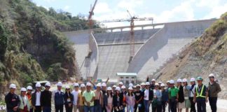 This is one of the three dams of the Jalaur River Multi-Purpose Project Stage II (JRMP II) in Calinog, Iloilo. Photo shows key personnel and staff of the National Irrigation Administration - Region IX making a site visit on April 12-17, 2024 as part of the agency’s “Training Immersion and Knowledge Exchange on Entrepreneurial Practices and Innovation”. This mega dam project is envisioned to provide irrigation water to farmers, particularly in rice-producing areas of Iloilo province. NIA-6 OHOTO