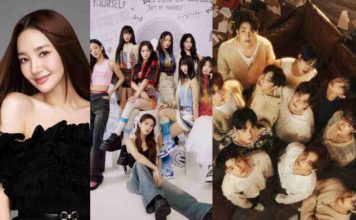 (From left) South Korean actress Park Min-young and K-pop groups fromis_9 and The Boyz are among those who will attend events in the Philippines in May 2024.