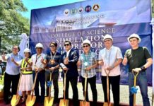SEN LAPID, NAGDONATE NG P180M SA CONSTRUCTION NG T.S.U LAB BUILDING OSLL PHOTO