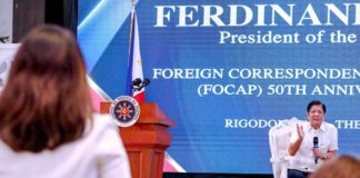 President Ferdinand Marcos, Jr. assured his administration’s commitment to protect the welfare and lives of journalists when he addressed the 50th anniversary celebration of the Foreign Correspondents Association of the Philippines (FOCAP) on Monday. PCO