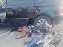 Driver Ian Ubane died after his motorcycle collided with a sport utility vehicle in Barangay Tabangka, Numancia, Aklan on Monday, April 22. RADYO TODO AKLAN 88.5 FM PHOTO
