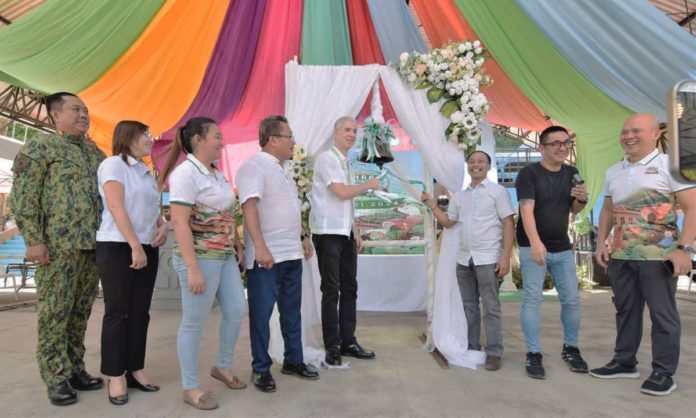 Gov. Eugenio Jose Lacson led the ceremonial ringing of the bell which signified the official opening of the 28th Panaad sa Negros Festival on Monday, April 15, at the Panaad Park and Stadium in Bacolod City. “Living the Promise” is the theme of this year’s Panaad Festival, the “festival of all festivals” of Negros Occidental. PROV’L GOV’T OF NEGROS OCCIDENTAL/FACEBOOK PHOTO