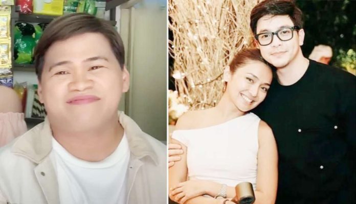 Ogie Diaz reveals that according to his source from Kathryn Bernardo's camp, Alden Richards is courting the actress.