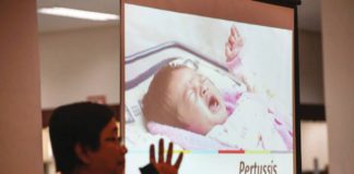 The Department of Health (DOH) is calling on local governments to conduct “catch-up vaccination” drives especially for children to help prevent the spread of pertussis, a subject of a DOH information drive shown here in San Juan City, Metro Manila. LYN RILLON