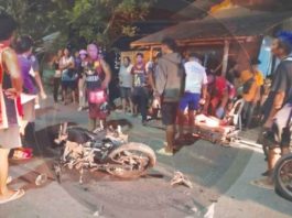 Three motorcycles figured in an accident y in Barangay Catungan I, Sibalom, Antique on Wednesday night, April 24. Five individuals were injured. K5 NEWS FM SAN JOSE 95.7 PHOTO
