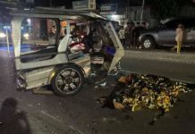 A speeding motorcycle crashed into a tricycle, resulting in the death of Joremer David, in Kalibo, Aklan on Tuesday night, April 23. RADYO TODO AKLAN 88.5 FM/FACEBOOKPHOTO