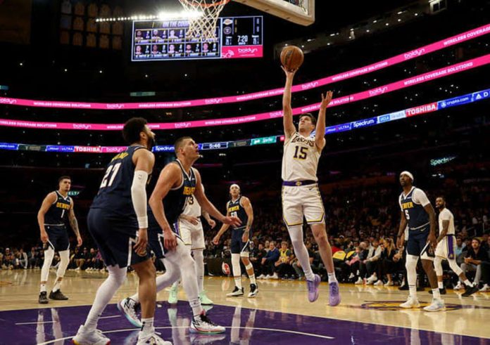 sports_Lakers_resized Los Angeles Lakers’ Austin Reaves goes for an inside hit. PHOTO COURTESY OF SPORTSKEEDA