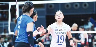 Ilongga Roma Mae Doromal of Ateneo de Manila University Blue Eagles finished with 23 excellent digs and 23 excellent receptions as the Blue Eagles improved to a 4-8 win-loss slate in the UAAP Season 86 women’s volleyball. UAAP PHOTO