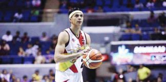 Arwind Santos started his PBA career with the Express in 2006 before he was traded to the Beermen franchise in 2009 and stayed there until 2021, when he was traded to the NorthPort Batang Pier. PBA FILE PHOTO
