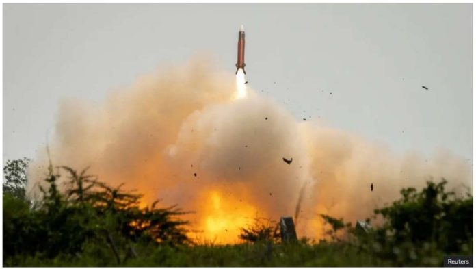 ukraine_resized A US-made Patriot missile is fired during military exercises. Patriot missiles are capable of shooting down high-speed targets. REUTERS