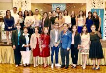 Photo shows the awardees (L-R, upper) RIPPLE 8's Lorna Mercado; MEGAWORLD CORPORATION's Marco Grajo; TOYOTA MOTOR PHILS.' Shaina Mae Semaña & Mixie Flavier; MERALCO's Cyrel Garvida; MEGAWORLD CORPORATION's Cid Santillan; MEDIALINE's Baby Evangelista & Len Evangelista; ASTRA MEDIA's Kristine Ann Martinez & Marvin Martinez; GO NEGOSYO's Michelle Reyes & Sophie Ramos; IPG MEDIABRANDS' Tere Adao & Jing Chua; VISTA LAND & LIFESCAPES' Camille Ortiguerra & Joyce Melegrito, together with the UPMGPhil officers (L-R, lower) Chief of Staff Badette Cunanan Manila Bulletin; Treasurer Sherly Baula Chinese Commercial News; Director Vivienne Motomal People’s Journal; Board Secretary Angel Guerrero Adobo Magazine; ASC Chairman, PANA President and Smart Communications' Mick Atienza (Guest Speaker); President Barbie Atienza Manila Bulletin; Director Jeanette Dominguez Business World; Auditor Roda Alonzo-Zabat The Manila Times, & CRB Head Geselle Rapa Malaya Business Insights. Other awardees who were not present included Makati City, NGCP, Pag-Ibig Fund, SM Prime Holdings, GROUP M, STARCOM.