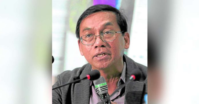 DOST_superimposed Science and Technology Sec. Renato Solidum Jr. INQUIRER FILE PHOTO