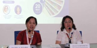 The Department of Trade and Industry (DTI) Region 6 is encouraging consumers and media partners to help ensure that the public are aware of the price freeze in areas under a state of calamity in response to the El Niño phenomenon and pertussis outbreak. Photo shows (from left) Rachel Nufable, officer-in-charge regional director of DTI-6, and Grace Benedicto, chief of Consumer Protection Division of DTI-6.