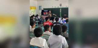Dr. Maria Socorro Colmenares-Quiñon, chief of the Iloilo Provincial Health Office, led the conduct of Project Tib-ong in Siwalo National High School in Maasin town. The project offered different health services to the school’s Grades 7 to 10 learners. IPHO PHOTO