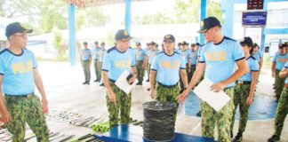 Police Colonel Bayani Razalan, officer-in-charge director of the Iloilo Police Provincial Office (IPPO), leads the inspection and inventory of search and rescue equipment at the Camp Francisco U. Sumagaysay Sr. in Santa Barbara, Iloilo on Tuesday, May 28. This activity aims to ensure that police personnel are fully equipped and prepared to effectively handle various types of disasters and emergencies. IPPO PHOTO