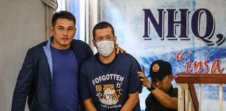 Gerrard Raymund Yu, suspect in the fatal road rage shooting on the southbound lane of the EDSA-Ayala Avenue tunnel, Makati City, arrives in Camp Crame, Quezon City May 29, 2024, presented to the media by Interior and Local Government Secretary Benhur Abalos and Philippine National Police chief General Rommel Marbil. Yu, driving a Mercedes-Benz, shot dead a 65-year-old family driver who was in a Toyota Innova bound for Alabang with a woman and child around 2:30 p.m. on May 28. PNA