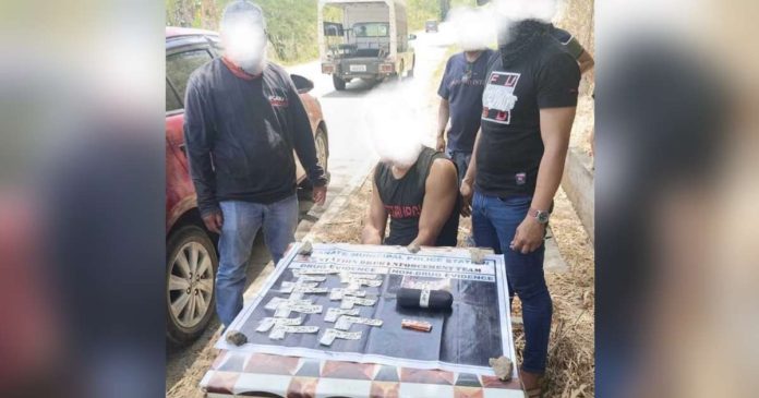 P5M shabu_superimposed Police arrested high-value drug suspect “Butchoy” in a buy-bust operation in Barangay Managopaya, Banate, Iloilo on May 9. He yielded 50 grams of suspected shabu valued at around P340,000. PHOTO COURTESY OF ILOILO POLICE PROVINCIAL OFFICE