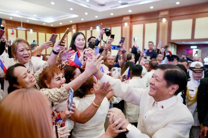 PBBM On a working visit to Brunei Darussalam, President Ferdinand R. Marcos Jr. reported to Filipinos there that jobs are being created in the Philippines by investments reaching P1.26 trillion in 2023. PCO
