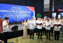 President Ferdinand R. Marcos Jr. (left) on Wednesday called on members of the Partido Federal ng Pilipinas to coalesce to get the upper hand in next year’s polls and provide the best service to the Filipino people clamoring for unity and a stop on too much politicking. PCO
