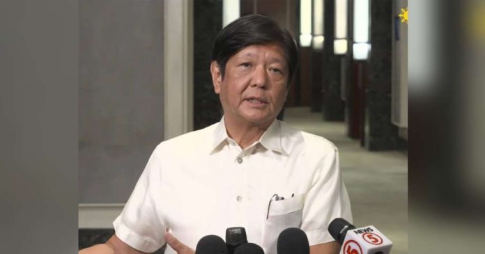 PBBM_superimposed President Ferdinand Marcos Jr. says his administration would “take any measures to always protect our citizens” after China announced a policy of detaining South China Sea “trespassers”. PCO