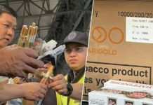 BOC intercepts P791-M smuggled cigarettes The Bureau of Customs (BOC) seizes P791 million worth of smuggled cigarettes and vape products from Singapore inside three containers at the Manila International Container Port on Tuesday, May 14. PHOTOS COURTESY OF BOC