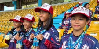 Under Iloilo’s Provincial Ordinance No. 2020-217, Western Visayas Regional Athletics Association (WVRAA) medalists will receive incentives: P5,000 for gold, P3,000 for silver, and P2,000 for bronze. Photo shows Iloilo athletes who won medals at the recently concluded WVRAA Meet in Bacolod City. ADRIAN PRIESTOS/FACEBOOK PHOTO