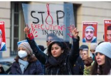 The rise in executions in Iran has given rise to protests around the world. AP