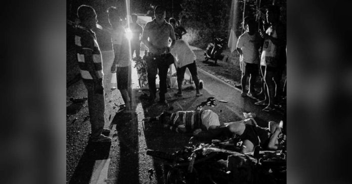 motorcycle crash_superimposed A collision involving two motorcycles resulted in the deaths of two individuals in Barangay Carit-an, Patnongon, Antique around 12:12 a.m. on Thursday, May 16. K5 NEWS FM SAN JOSE/FACEBOOK PHOTO