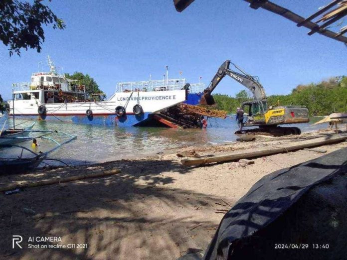 TVI Resource Development Philippines Inc. pulls out its equipment for exploration activity in Barangay Taloto-an, Concepcion, Iloilo. PAN DE AZUCAR-EYESHOT/FACEBOOK PHOTO