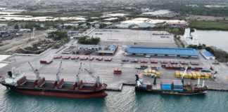 The Visayas Container Terminal in Barangay Loboc, La Paz, Iloilo City is making progress towards transforming the port complex into a more competitive and efficient trade gateway for Western Visayas. INTERNATIONAL CONTAINER TERMINAL SERVICES, INC. PHOTO
