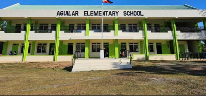 school This school building at the Aguilar Elementary School in Barangay Aguilar, San Lorenzo, Guimaras is among the 280 new school buildings the Department of Public Works and Highways Region 6 has constructed. DPWH-6 PHOTO