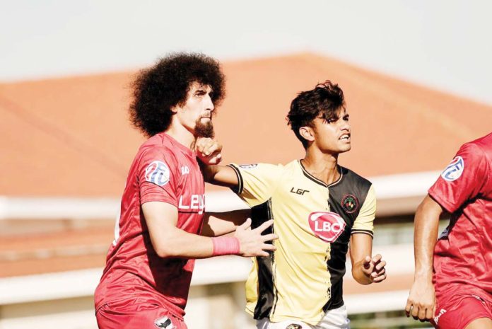 sports-Gayoso Jarvey Gayoso scored four goals in Kaya Futbol Club-Iloilo’s dominant win over Philippine Air Force. PFL PHOTO