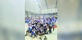 Members of Negros Occidental secondary girls volleyball team. PHOTO COURTESY OF JOSE MONTALBO