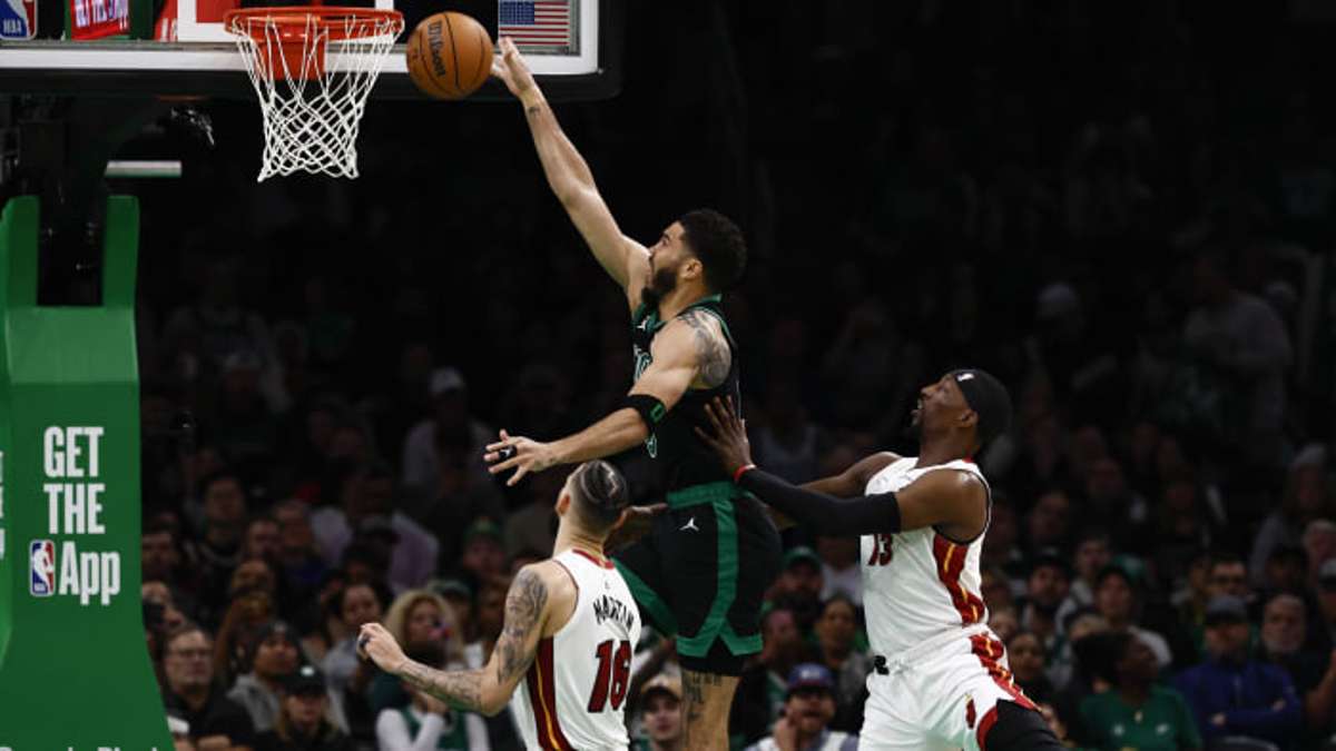 Boston ousts injury-hit Miami in NBA playoffs
