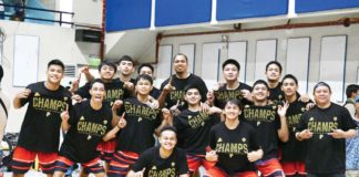 Iloilo Giants, represented by Hua Siong College of Iloilo Red Phoenix, claimed the WVRAA Meet secondary boys basketball crown. PHOTO COURTESY OF STEPHEN TAN