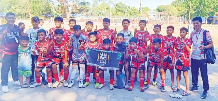 Members of the Iloilo Giants elementary boys football team. PHOTO COURTESY OF ARIEL BEDIC